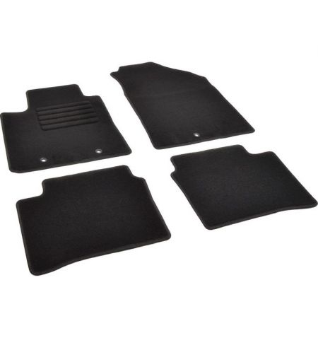 Autokoberce textilní přesné černé / černé obšití - Hyundai i10 III (Typ LA/AC3/AI3) (2019-2023) 5-sedadel | Filson Store