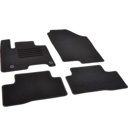Autokoberce textilní přesné černé / černé obšití - Hyundai Tucson IV (Typ NX4) HEV (2020-2023) 5-sedadel | Filson Store