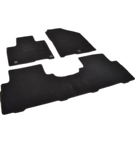 Autokoberce textilní přesné černé / černé obšití - Kia Sorento III (Typ UM) (2014-2020) 5-sedadel | Filson Store