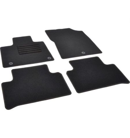 Autokoberce textilní přesné černé / černé obšití - Kia Sorento IV (Typ MQ4) (2020-2023) 5-sedadel | Filson Store
