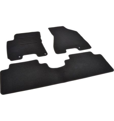 Autokoberce textilní přesné černé / černé obšití - Kia Sportage II (Typ JE/KM) (2009-2010) 5-sedadel | Filson Store