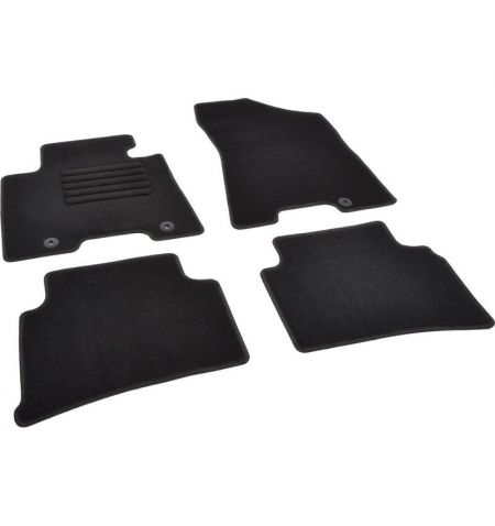 Autokoberce textilní přesné černé / černé obšití - Kia Sportage IV (Typ QL) (2015-2021) 5-sedadel | Filson Store