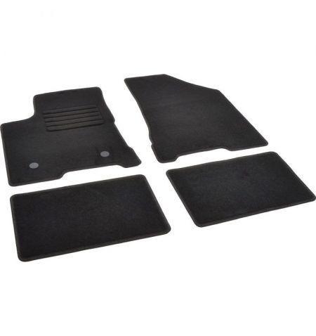 Autokoberce textilní přesné černé / černé obšití - Lada Vesta (2015-2023) 5-sedadel | Filson Store