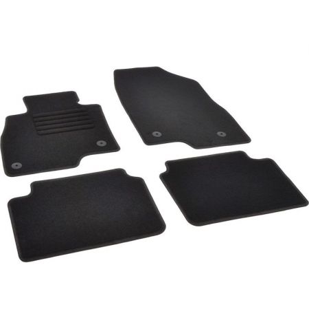 Autokoberce textilní přesné černé / černé obšití - Mazda 3 III (Typ BM/BN) (2013-2019) 5-sedadel | Filson Store
