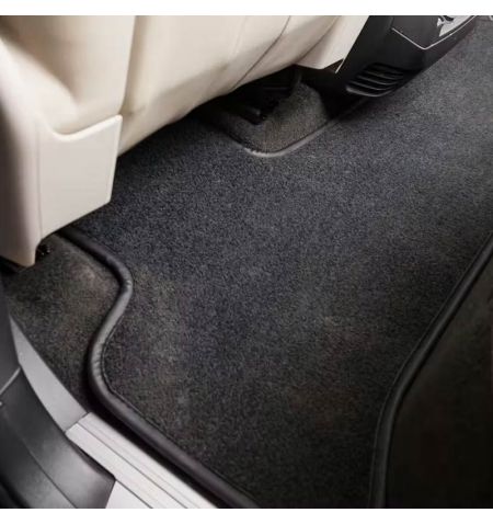 Autokoberce textilní přesné černé / černé obšití - Mazda 5 II (Typ CW) (2010-2018) třetí řada sedadel 2-sedadla | Filson Store