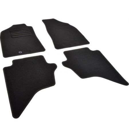 Autokoberce textilní přesné černé / černé obšití - Mazda BT-50 I (Typ J97M) (2006-2011) 5-sedadel | Filson Store