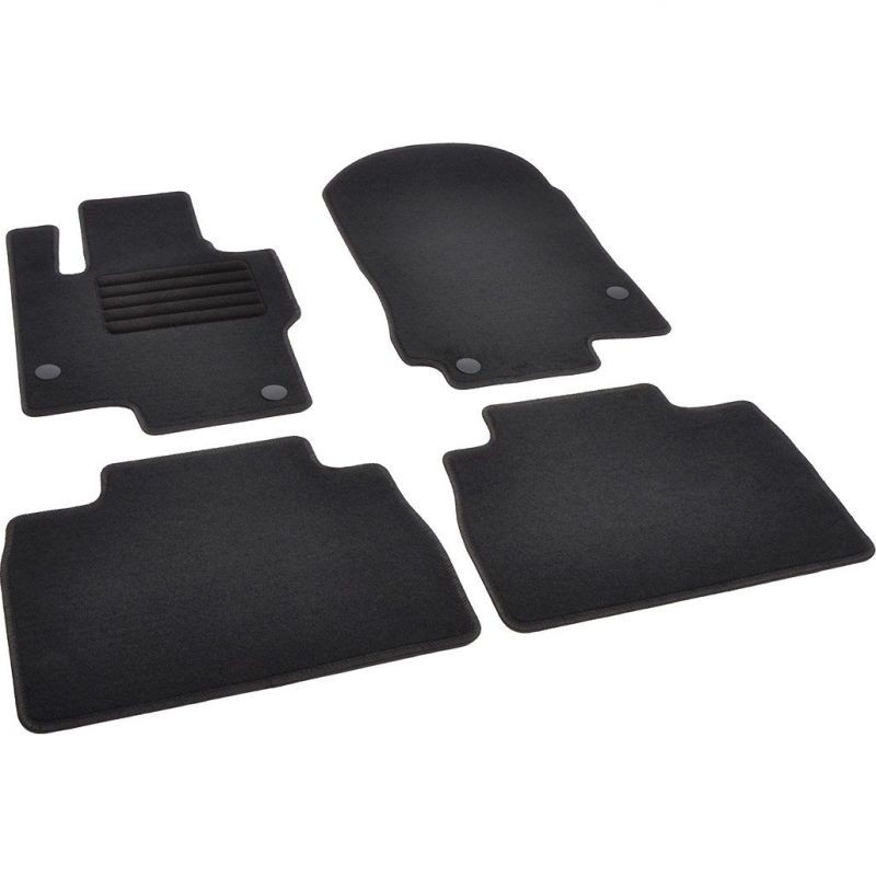 Autokoberce textilní přesné černé / černé obšití - Mercedes-Benz GLE-Klasse (Typ C167) Coupe (2019-2023) 5-sedadel