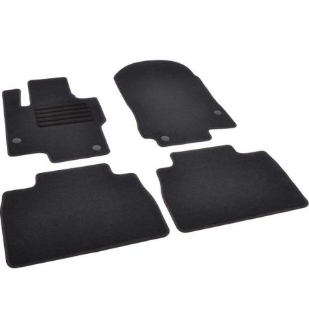 Autokoberce textilní přesné černé / černé obšití - Mercedes-Benz GLE-Klasse (Typ C167) PHEV Coupe (2019-2023) 5-sedadel | Fil...