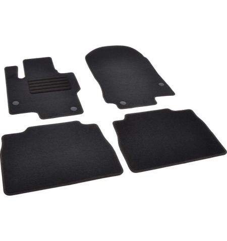 Autokoberce textilní přesné černé / černé obšití - Mercedes-Benz GLE-Klasse (Typ V167) (2018-2023) 5-sedadel | Filson Store