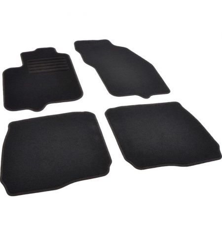 Autokoberce textilní přesné černé / černé obšití - Mitsubishi Carisma II (Typ DA2A) (1999-2004) 5-sedadel | Filson Store