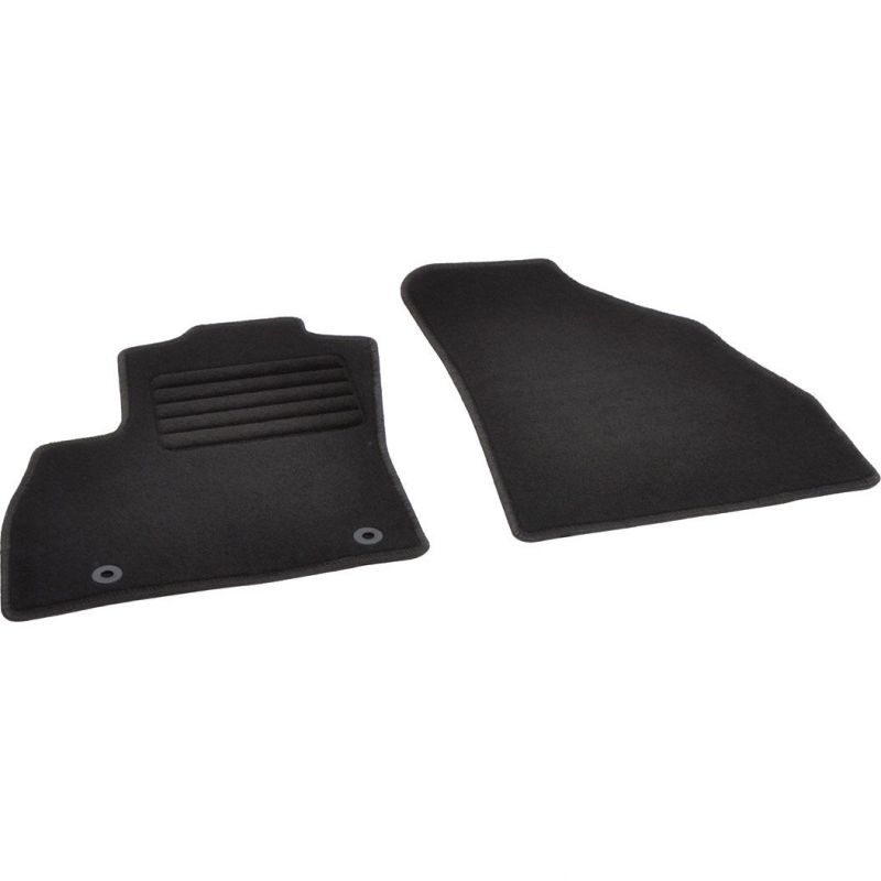 Autokoberce textilní přesné černé / černé obšití - Peugeot Bipper (2008-2014) 2-sedadla