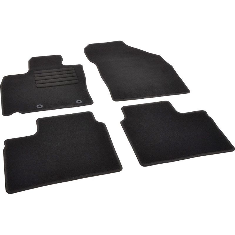 Autokoberce textilní přesné černé / černé obšití - Suzuki Ignis III (Typ MF) (2016-2023) 5-sedadel