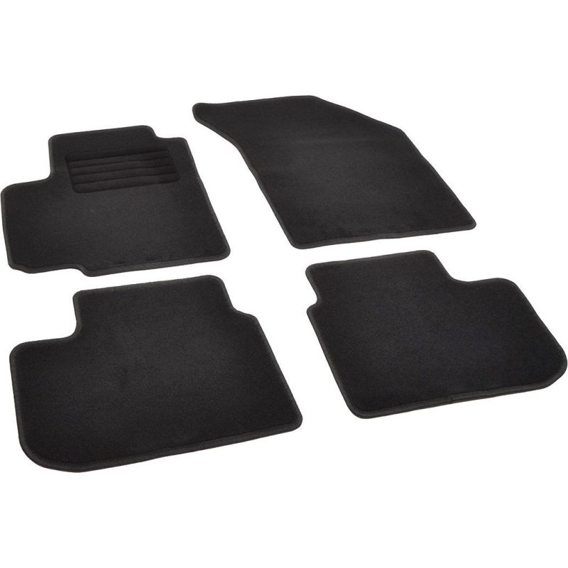 Autokoberce textilní přesné černé / černé obšití - Suzuki SX4 I (Typ EY/GY) (2006-2014) 5-sedadel