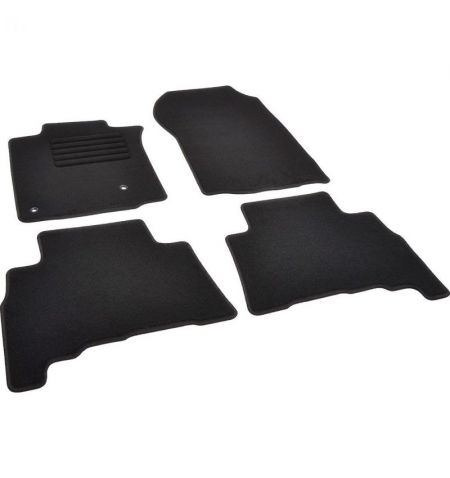Autokoberce textilní přesné černé / černé obšití - Toyota Land Cruiser Prado (Typ J150) (2009-2013) 5-sedadel | Filson Store
