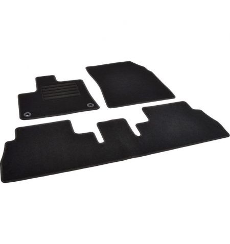 Autokoberce textilní přesné černé / černé obšití - Toyota Proace II (2020-2023) 5-sedadel | Filson Store