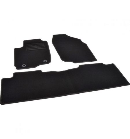 Autokoberce textilní přesné černé / černé obšití - Toyota RAV4 IV (Typ XA40) (2013-2018) 5-sedadel | Filson Store