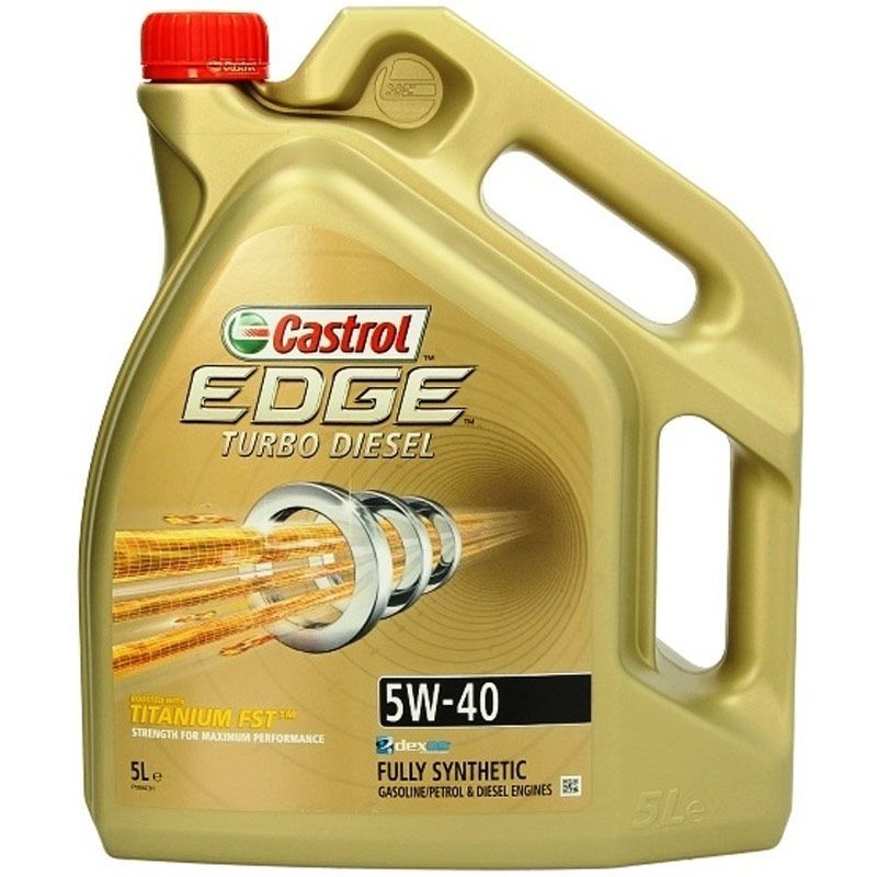 Syntetický motorový olej Castrol Edge Titanium FST Turbo Diesel 5W-40 5l