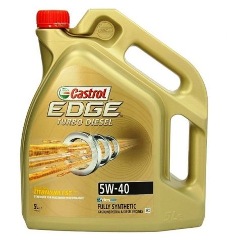 Syntetický motorový olej Castrol Edge Titanium FST Turbo Diesel 5W-40 5l | Filson Store