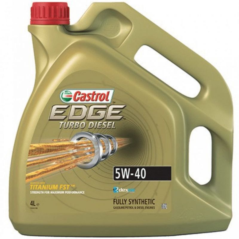 Syntetický motorový olej Castrol Edge Turbo Diesel Titanium FST 5W-40 4l