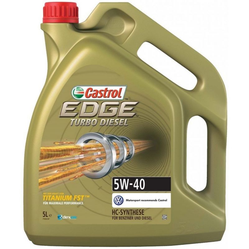 Syntetický motorový olej Castrol Edge Turbo Diesel Titanium FST 5W-40 5l