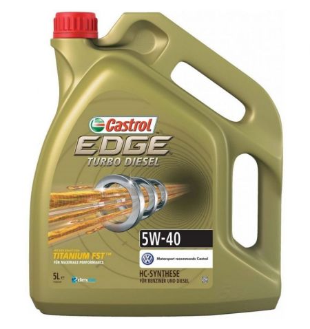 Syntetický motorový olej Castrol Edge Turbo Diesel Titanium FST 5W-40 5l | Filson Store