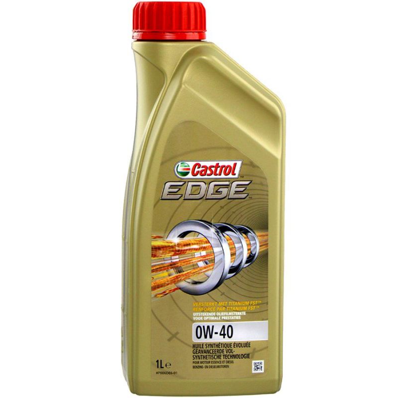 Syntetický motorový olej Castrol Edge Titanium FST 0W-40 1l