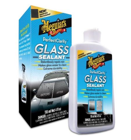 Meguiars Perfect Clarity Glass Sealant - Ochrana na skla a efekt tekutých stěračů 118ml | Filson Store