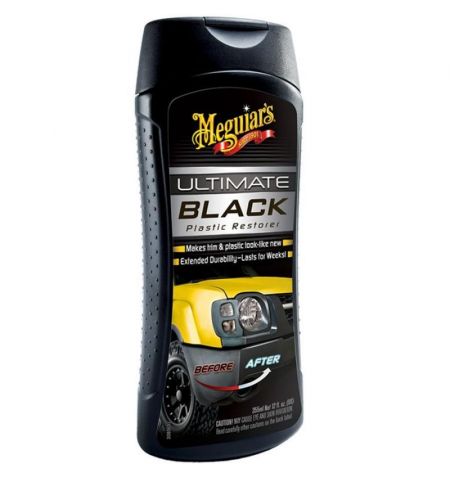 Meguiars Ultimate Black - Oživovač exteriérových a interiérových plastů 355ml | Filson Store