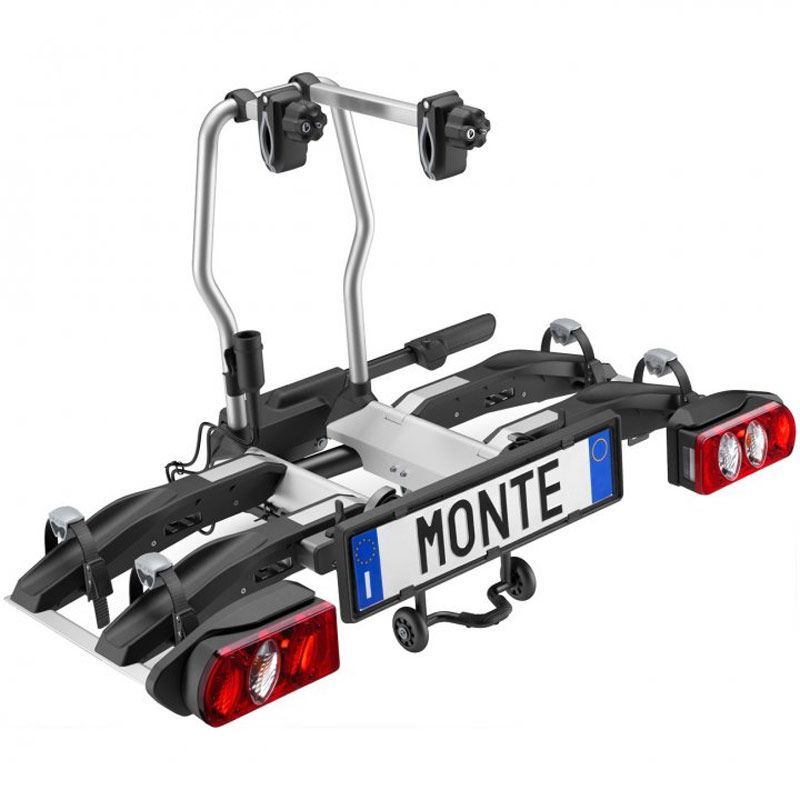 Nosič na tažné zařízení na 2 kola / elektrokola Elite Monte 2B - sklopný skládací / s rampou
