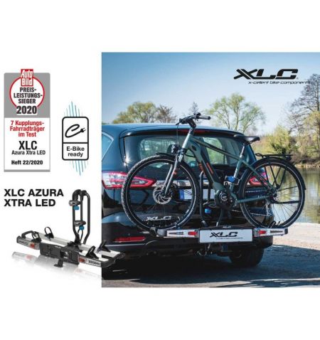 Nosič na tažné zařízení na 2+1 kola / elektrokola XLC Azura Xtra LED - sklopný skládací | Filson Store