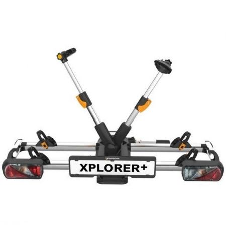 Nosič na tažné zařízení na 2 kola / elektrokola Spinder Xplorer Plus - sklopný skládací na karbonové rámy | Filson Store