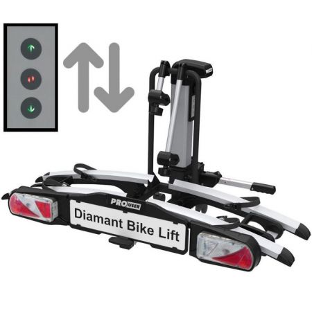 Nosič na tažné zařízení na 2 kola Pro User Diamant Bike Lift - sklopný skládací / s elektrickým výtahem | Filson Store
