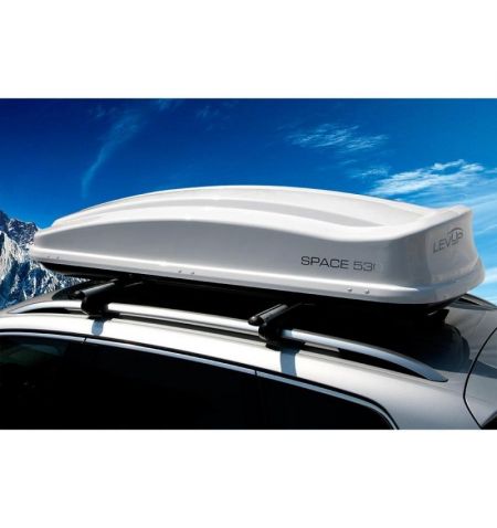 Střešní box Levup Space 530 Silver - objem 530l / oboustranné otevírání / stříbrný | Filson Store