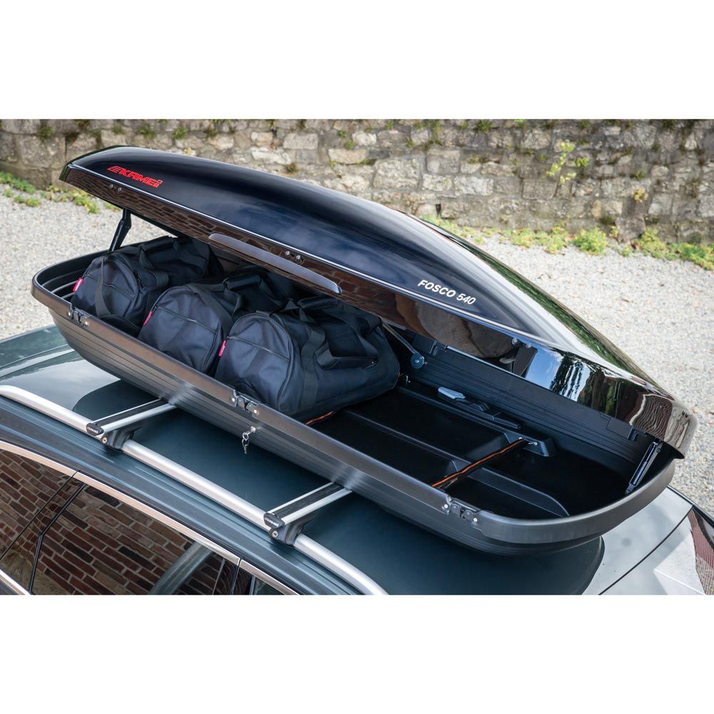 Střešní box Kamei Fosco 540 - objem 540l / oboustranné otevírání