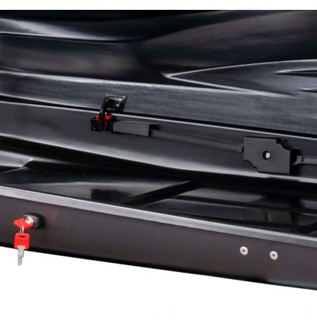 Střešní box Aroso Deutschland München 580 - objem 460l / oboustranné otevírání / černý karbon | Filson Store