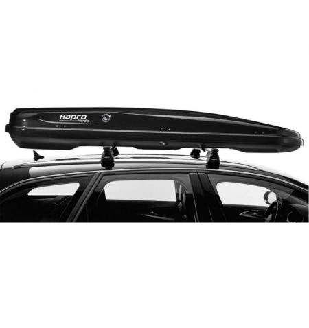 Střešní box Hapro Nordic 10.8 Brilliant Black - objem 460l / oboustranné otevírání / černá lesklá | Filson Store
