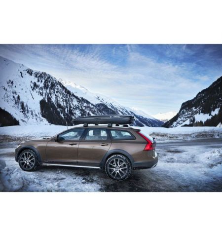 Střešní box Hapro Nordic 10.8 Brilliant Black - objem 460l / oboustranné otevírání / černá lesklá | Filson Store