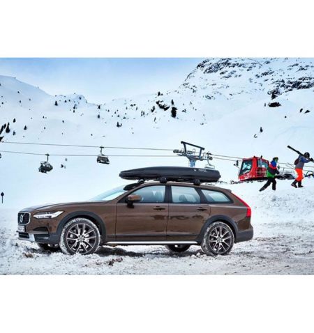Střešní box Hapro Nordic 10.8 Brilliant Black - objem 460l / oboustranné otevírání / černá lesklá | Filson Store