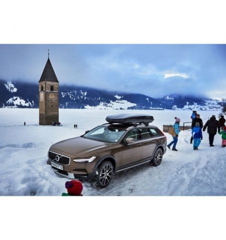 Střešní box Hapro Nordic 10.8 Brilliant Black - objem 460l / oboustranné otevírání / černá lesklá | Filson Store