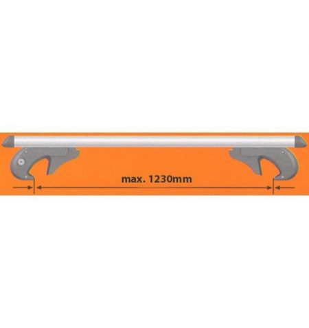 Příčníky na klasické podélníky / hagusy Menabo Brio 120cm - aluminium / uzamykatelné | Filson Store
