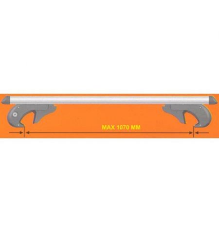 Příčníky na klasické podélníky / hagusy Menabo Brio 120cm - aluminium / uzamykatelné | Filson Store