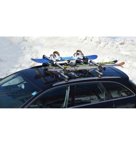 Střešní nosič lyží a snowboardů Menabo Iceberg - na 4 páry lyží / 2 snowboardy / aluminium / uzamykací | Filson Store