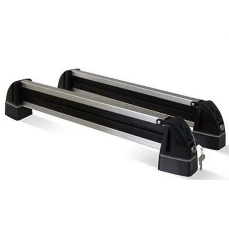 Střešní nosič lyží a snowboardů Menabo White Bear - na 6 párů lyží / 2 snowboardy / aluminium / uzamykací / zvýšená verze | F...