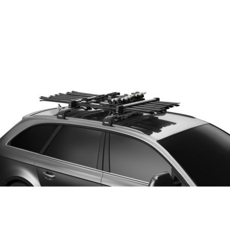 Střešní nosič lyží a snowboardů Thule SnowPack L - na 6 párů lyží / 4 snowboardy / aluminium / uzamykací | Filson Store