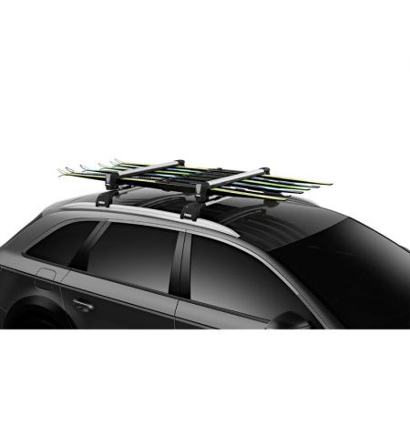 Střešní nosič lyží a snowboardů Thule SnowPack L - na 6 párů lyží / 4 snowboardy / aluminium / uzamykací | Filson Store