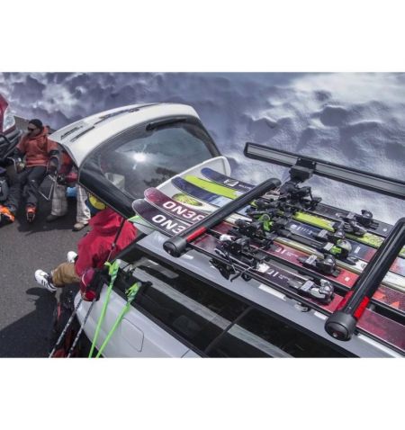 Střešní nosič lyží a snowboardů Yakima FatCat 6 - na 6 párů lyží / 4 snowboardy / uzamykací / černý | Filson Store