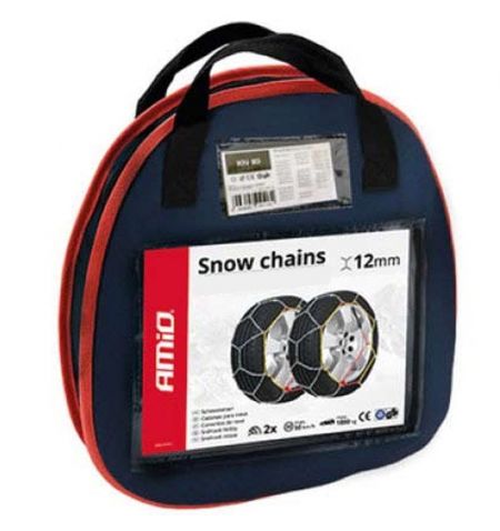 Sněhové řetězy Amio KN120 12mm - křížová stopa X | Filson Store
