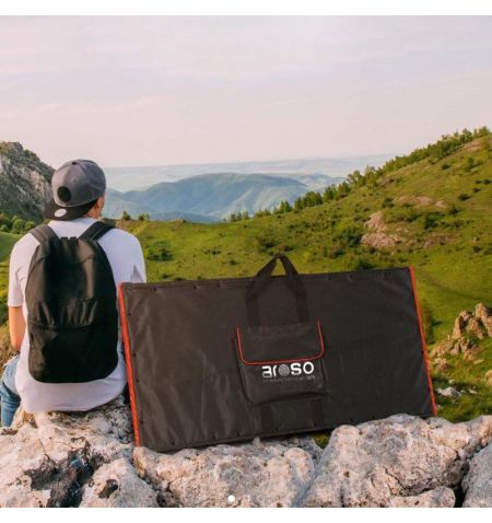 Solární panely rozkládací přenosné s PWM regulátory 660W 12V/24V 3ks 212x73cm - do auta / na kempování | Filson Store