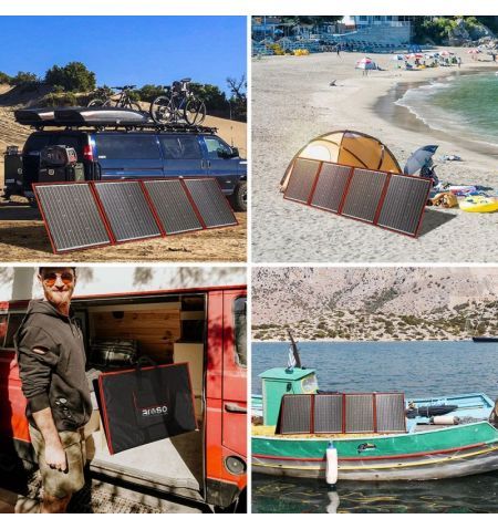 Solární panely rozkládací přenosné s PWM regulátory 660W 12V/24V 3ks 212x73cm - do auta / na kempování | Filson Store