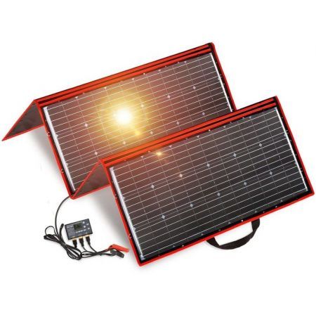 Solární panely rozkládací přenosné s PWM regulátory 640W 12V/24V 2ks 194x95cm - do auta / na kempování | Filson Store